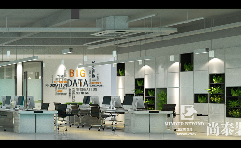 885㎡現(xiàn)代簡(jiǎn)約辦公室裝修設(shè)計(jì) | 水潤(rùn)天下