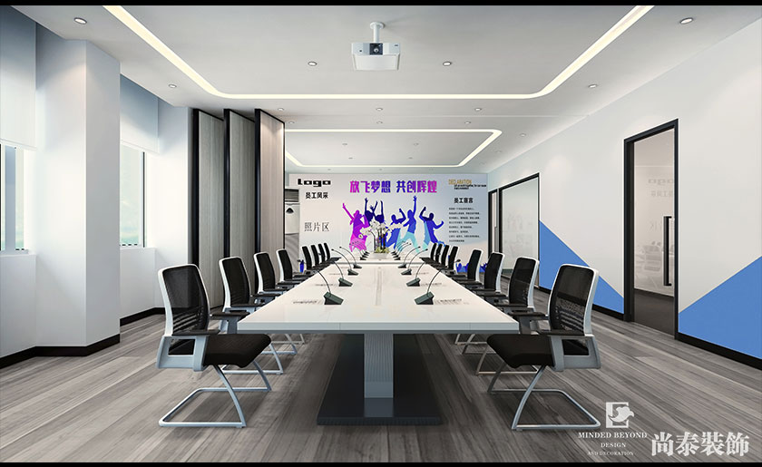 885㎡現(xiàn)代簡(jiǎn)約辦公室裝修設(shè)計(jì) | 水潤(rùn)天下