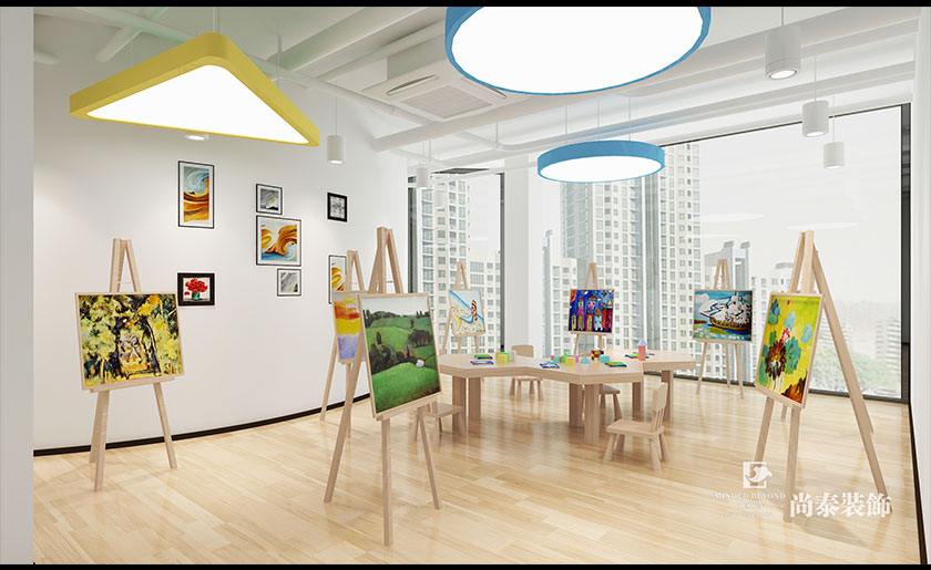 400平米早教中心裝修效果圖-云藝少兒藝術