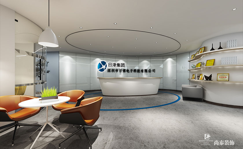 2600平米科技辦公室裝修設計 | 日博電子