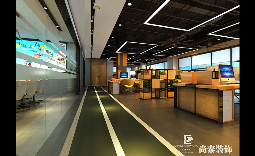 340平米戶外用品公司辦公室裝修設計 | 邁路士