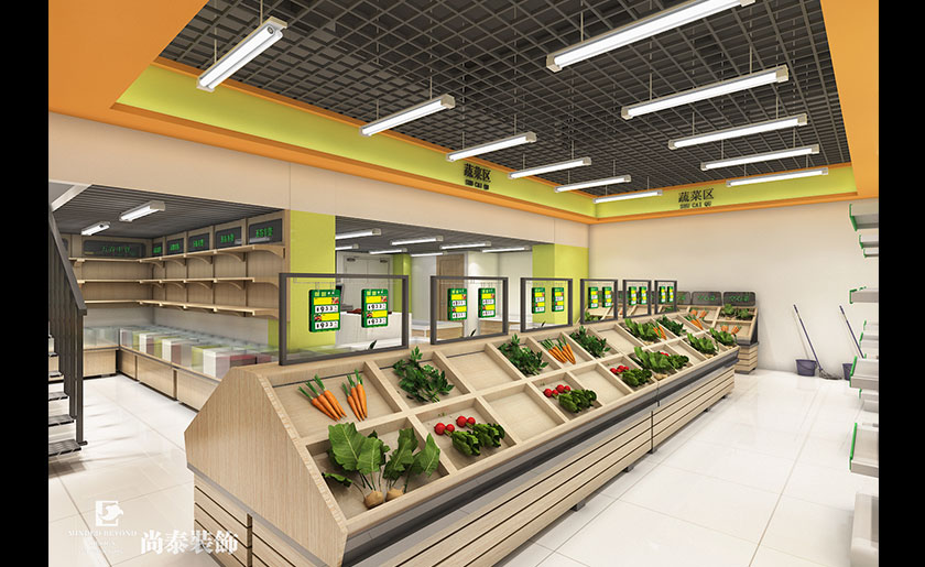 250平米深圳生活超市裝修設計 | 農鮮樂