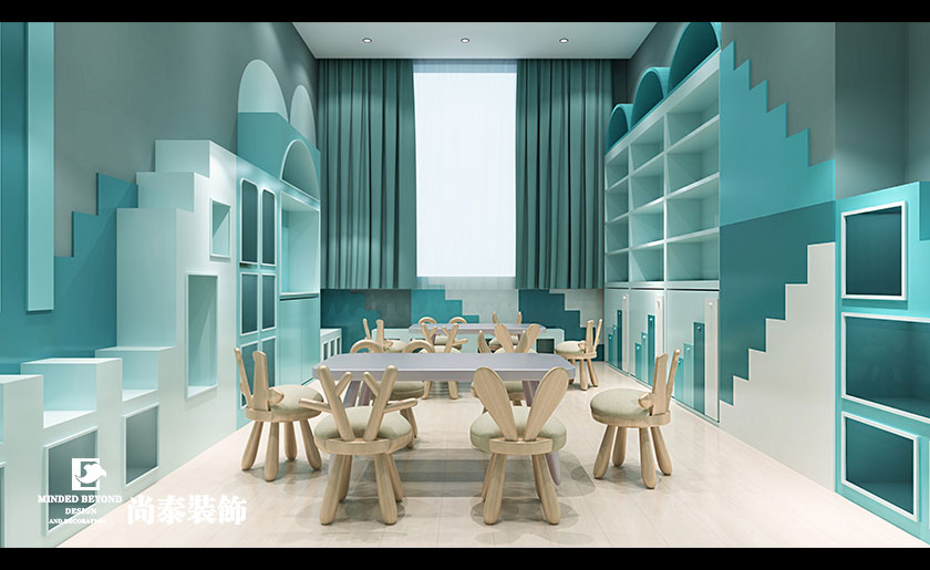 幼兒培訓中心裝修效果圖-威廉王子公學