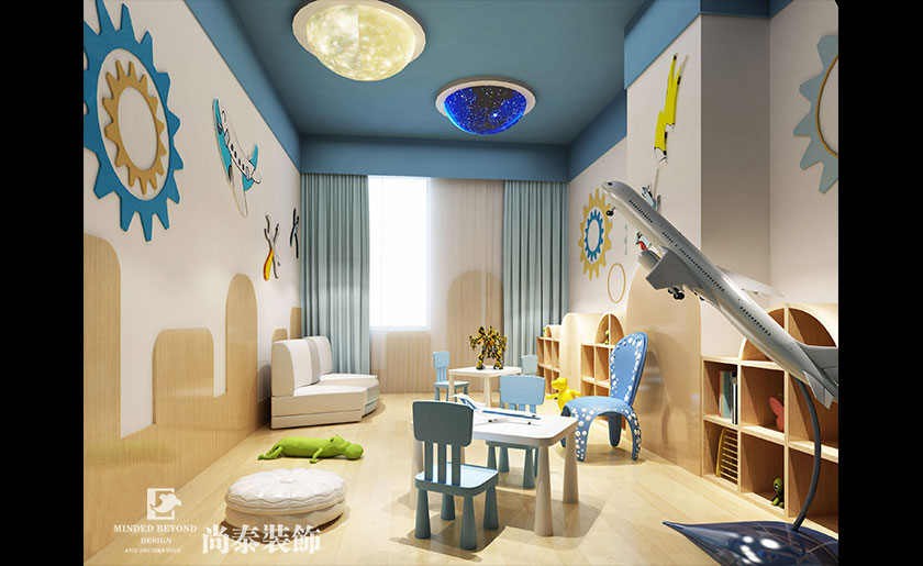 幼兒培訓中心裝修效果圖-威廉王子公學