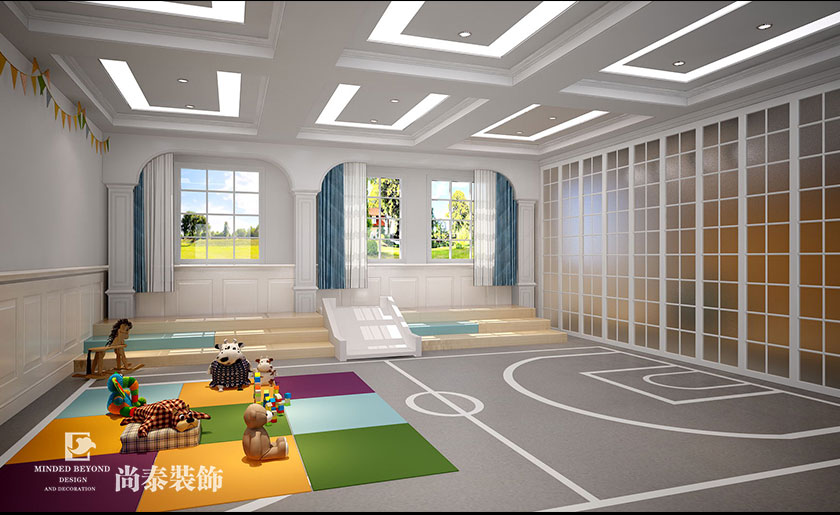 幼兒培訓中心裝修效果圖-威廉王子公學