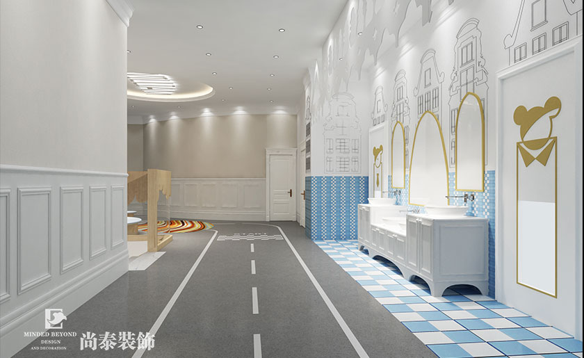 幼兒培訓中心裝修效果圖-威廉王子公學