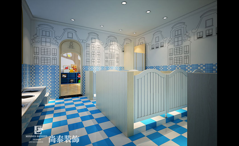 幼兒培訓中心裝修效果圖-威廉王子公學