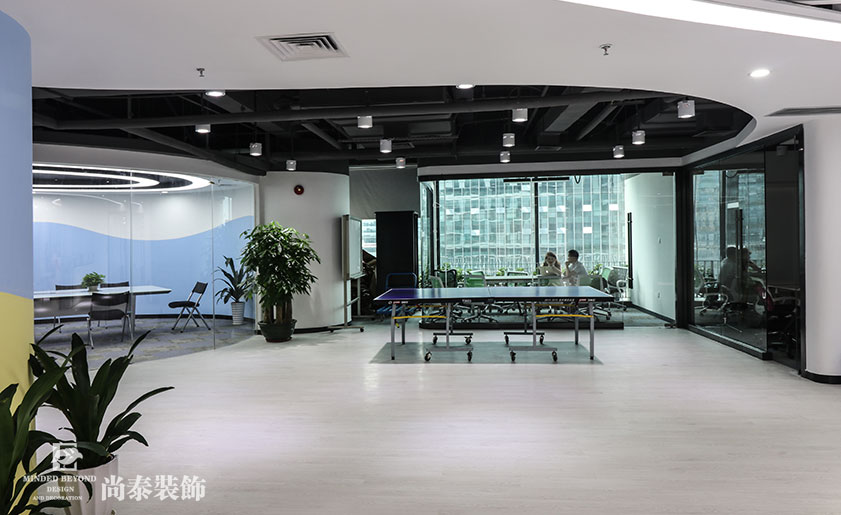 2100㎡招聘公司辦公室裝修實景圖 | 智聯(lián)招聘