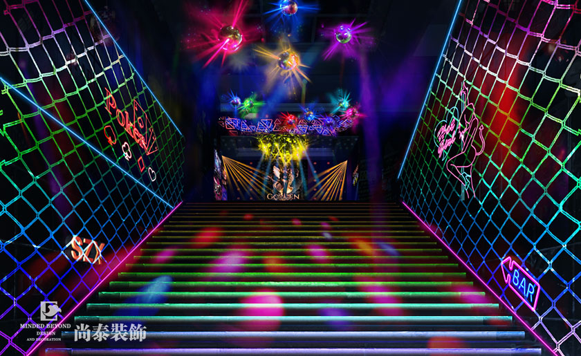 400㎡工業風酒吧裝修效果圖 | 雙子星酒吧