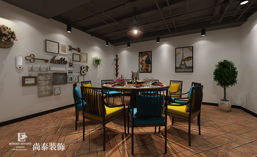 410㎡工業風格火鍋店裝修 | 沸騰火鍋