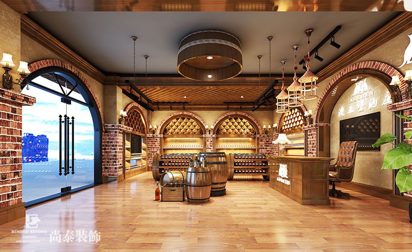 100㎡美式田園風格酒莊裝修設計 | 澳立堡酒莊