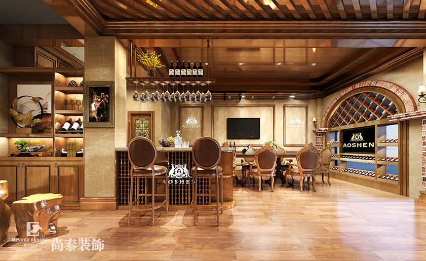 100㎡美式田園風格酒莊裝修設計 | 澳立堡酒莊