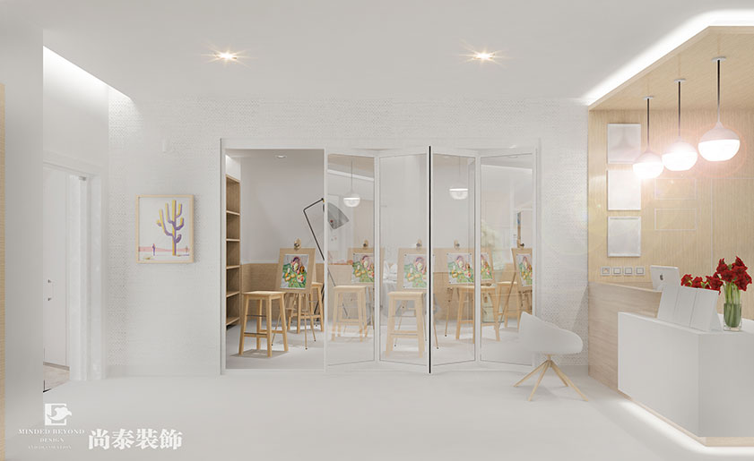 130㎡兒童美術培訓學校設計 | 一期一繪