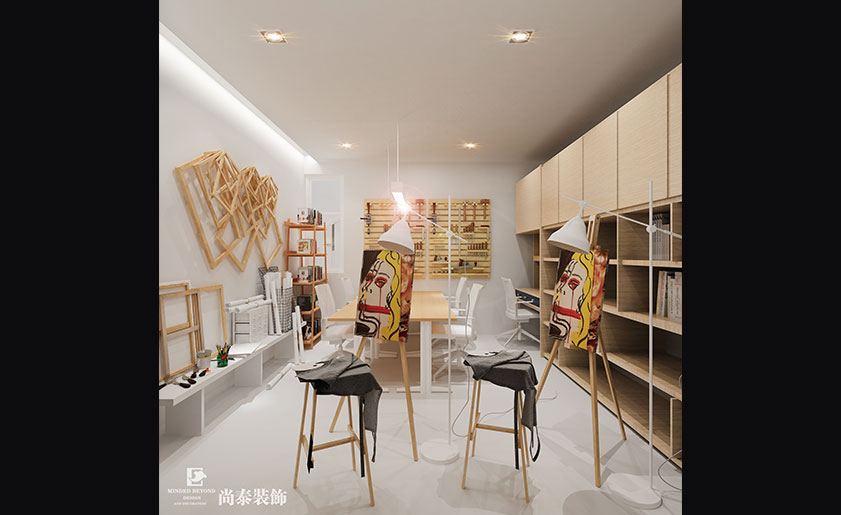 130㎡兒童美術培訓學校設計 | 一期一繪