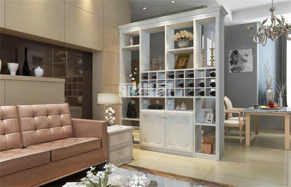 法式風格餐廳隔斷柜