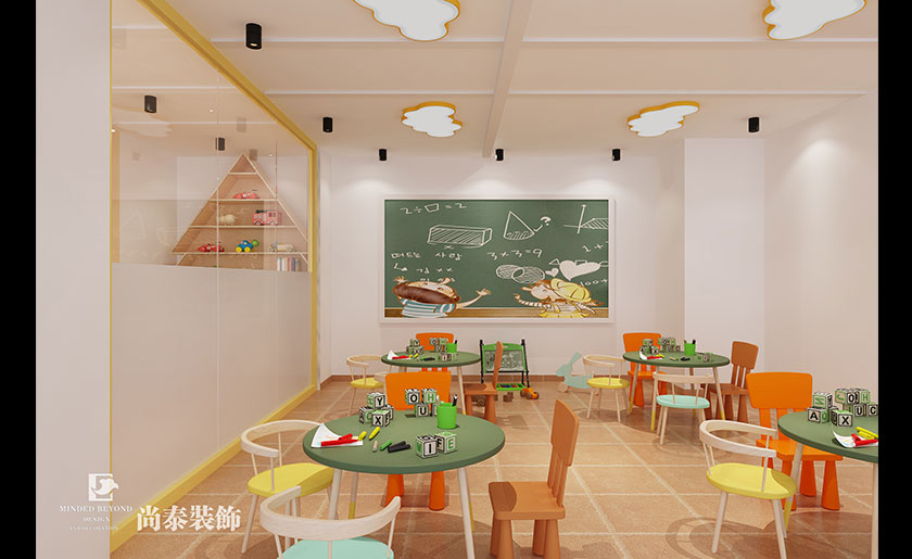 116平米混搭風早教中心裝修設(shè)計 | KIDSOUL