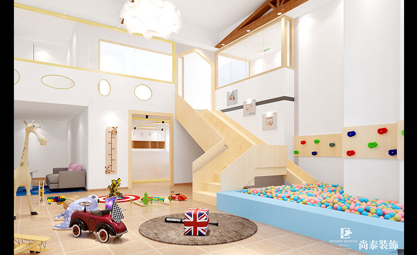 116平米混搭風早教中心裝修設(shè)計 | KIDSOUL