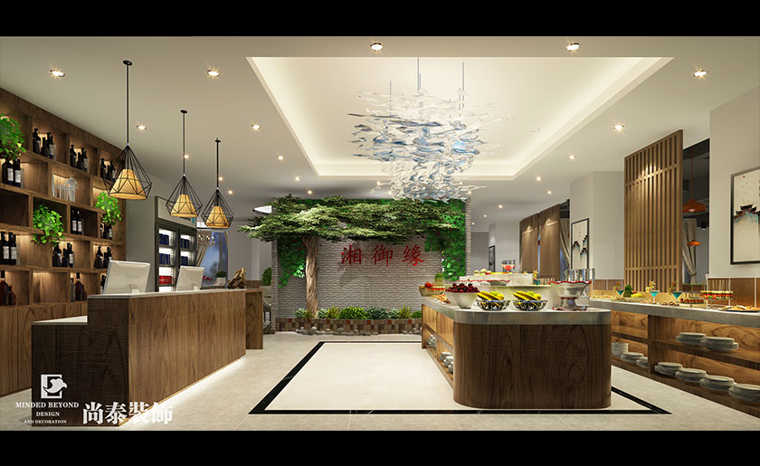 500㎡ 湘菜音樂(lè)餐廳裝修效果圖 | 湘御緣