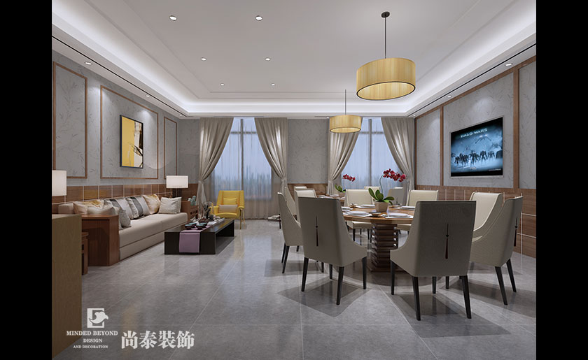 500㎡ 湘菜音樂(lè)餐廳裝修效果圖 | 湘御緣