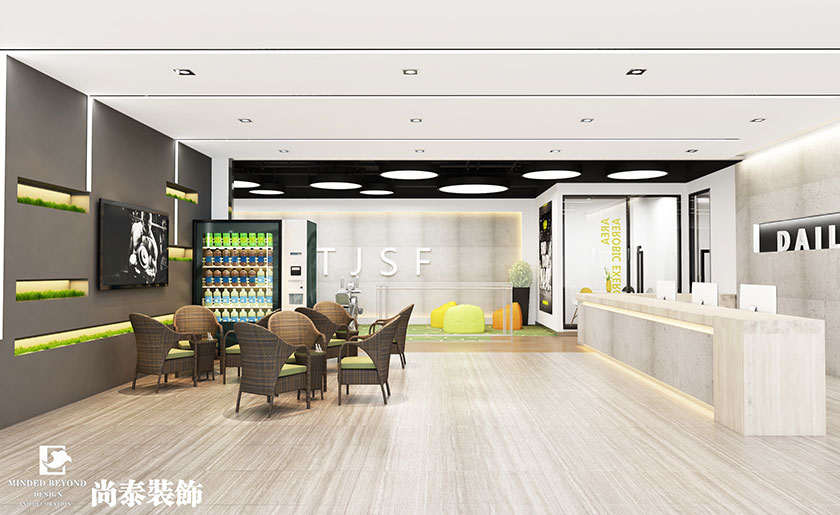 800㎡ 健身會所裝修設計實景圖 | 每日健身