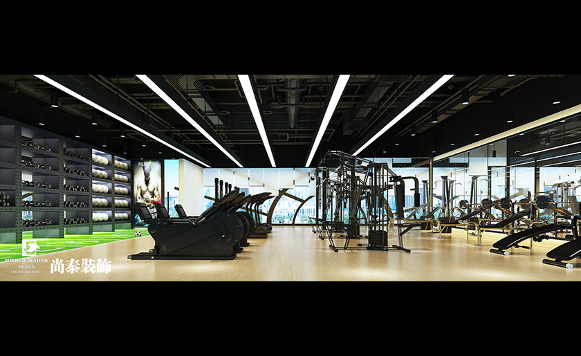 800㎡ 健身會所裝修設計實景圖 | 每日健身