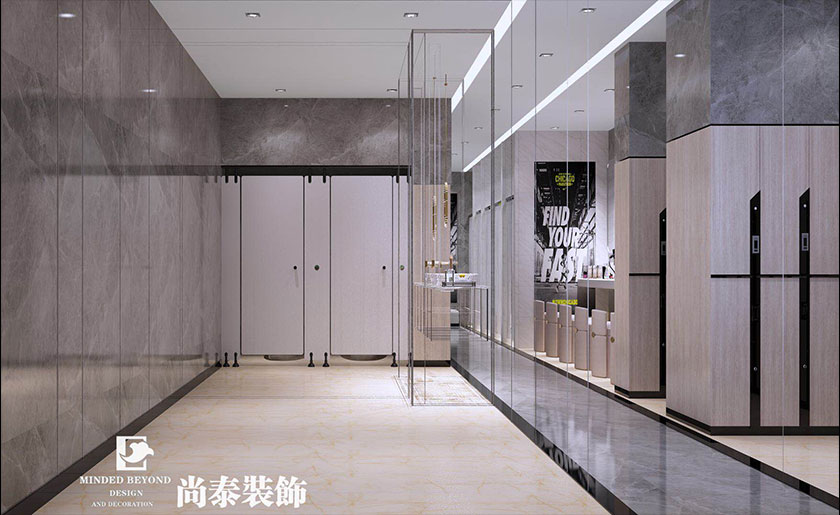 800㎡ 健身會所裝修設計實景圖 | 每日健身