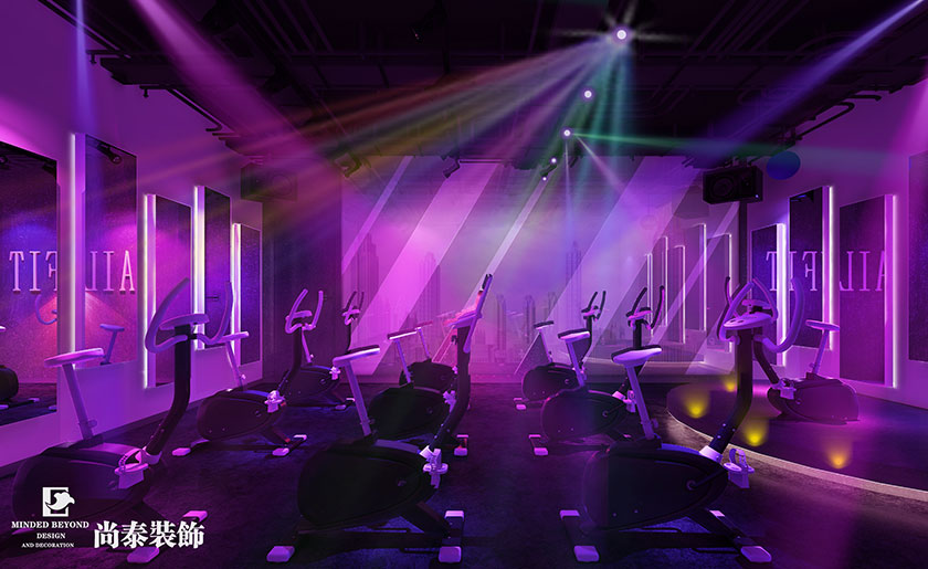 800㎡ 健身會所裝修設計實景圖 | 每日健身