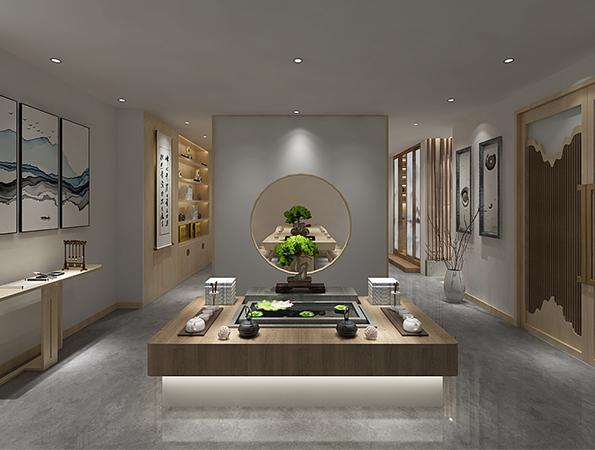 100㎡中式風格茶室裝修設計 | 茶閱世界