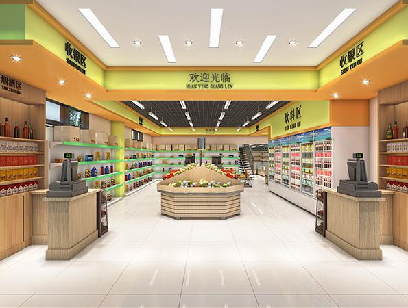 250平米深圳生活超市裝修設計 | 農鮮樂
