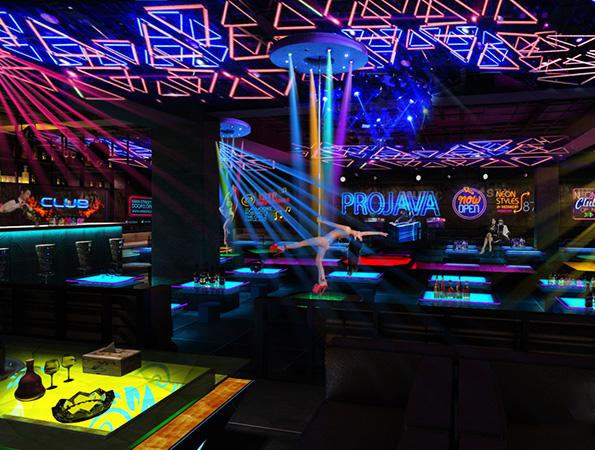 400㎡工業(yè)風酒吧裝修效果圖 | 雙子星酒吧