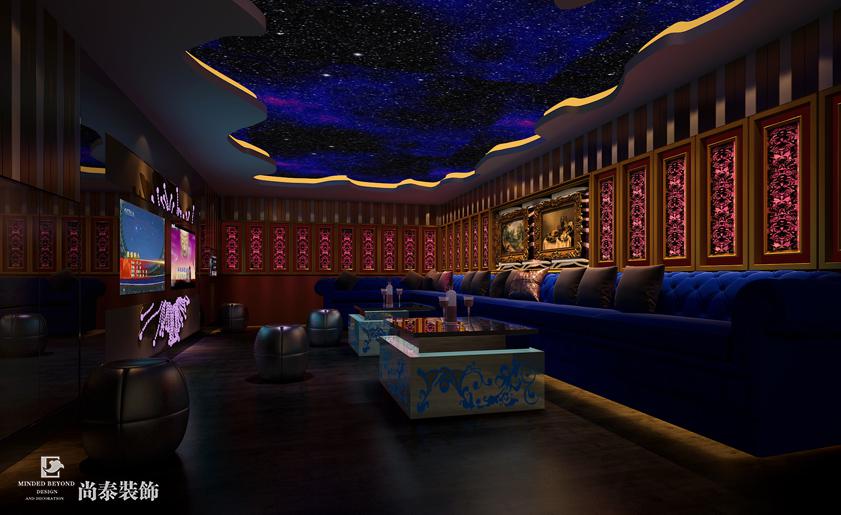 簡約時(shí)尚KTV設(shè)計(jì)效果圖-Magic KTV