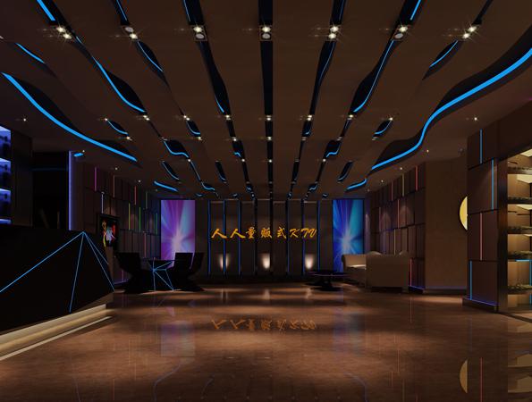 量販式KTV裝修效果圖-人人KTV