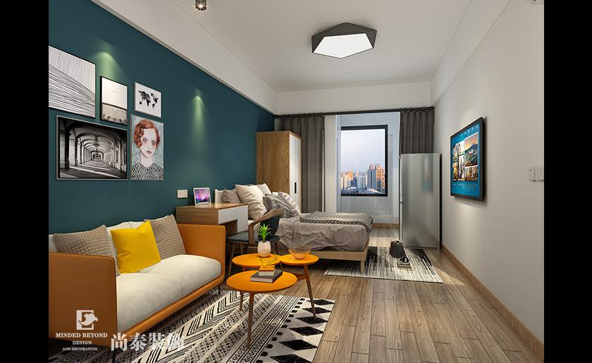 1400平米公寓裝修設(shè)計(jì)效果圖 | 新湖村公寓