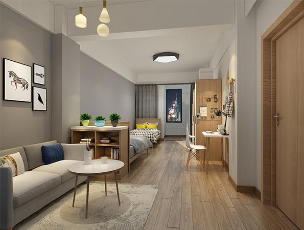 1400平米公寓裝修設計效果圖 | 新湖村公寓