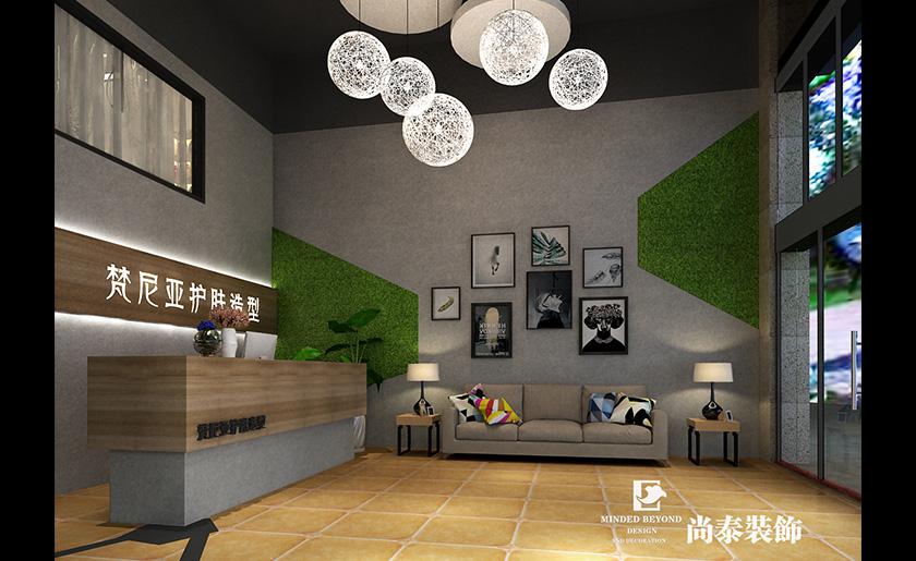260平米工業(yè)風(fēng)美容美發(fā)店設(shè)計(jì) | 梵尼亞護(hù)膚造型