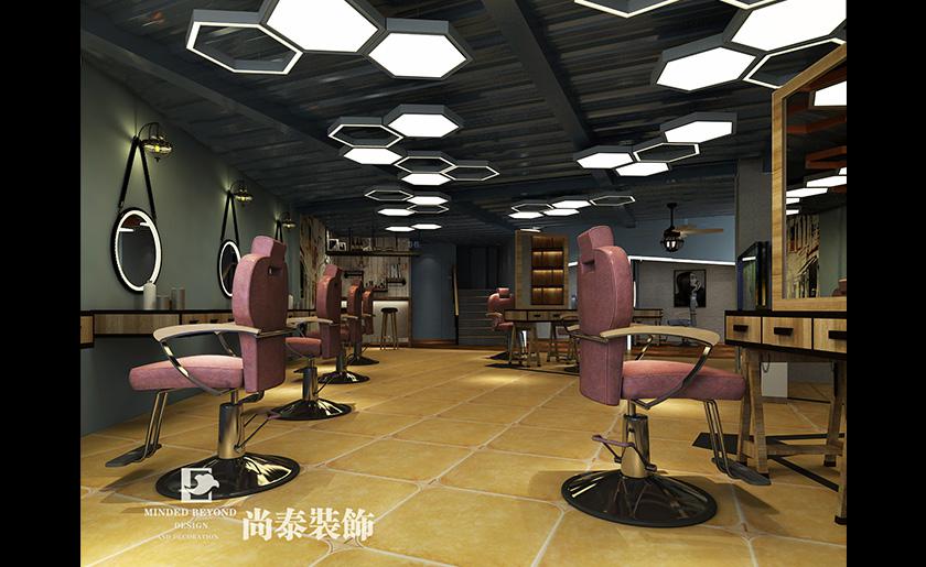 260平米工業(yè)風(fēng)美容美發(fā)店設(shè)計(jì) | 梵尼亞護(hù)膚造型