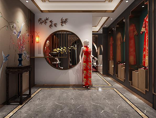 30平米中式婚嫁服裝店裝修設(shè)計(jì) | 黛雪嫁妝