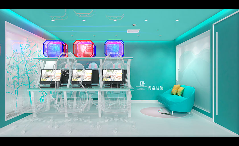 網咖裝修效果圖 網咖裝修效果圖