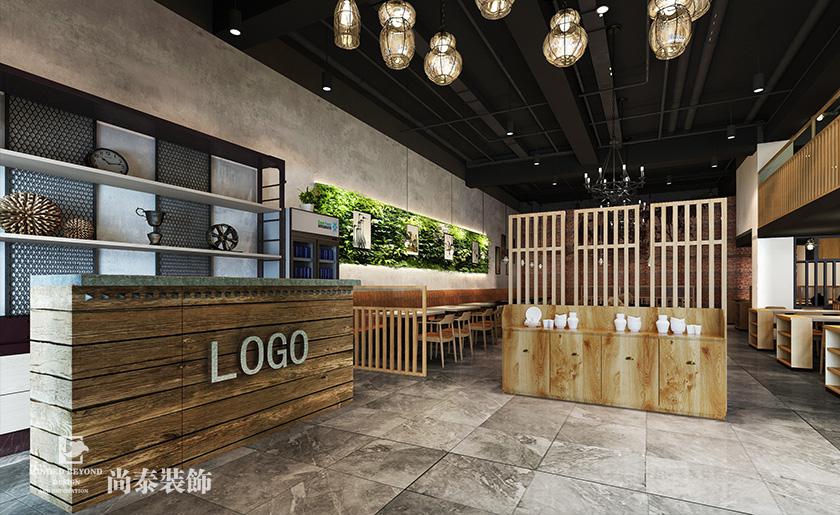 火鍋店裝修設計效果圖