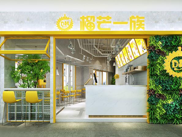 70平米極簡(jiǎn)風(fēng)奶茶店設(shè)計(jì) | 榴芒一族