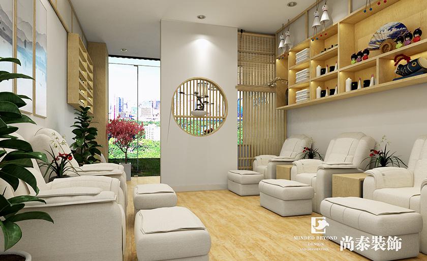 120平米日式美甲店裝修設計 | 日式美甲