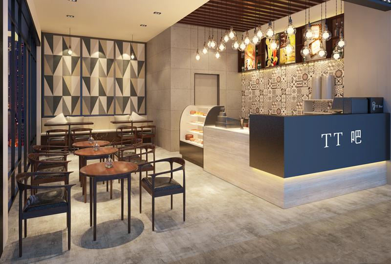 現代典雅奶茶店裝修風格圖 現代典雅奶茶店裝修風格圖