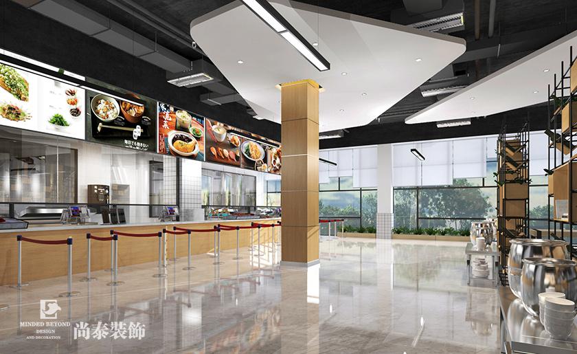 1300平米公司食堂裝修設計 | 捷佳偉創