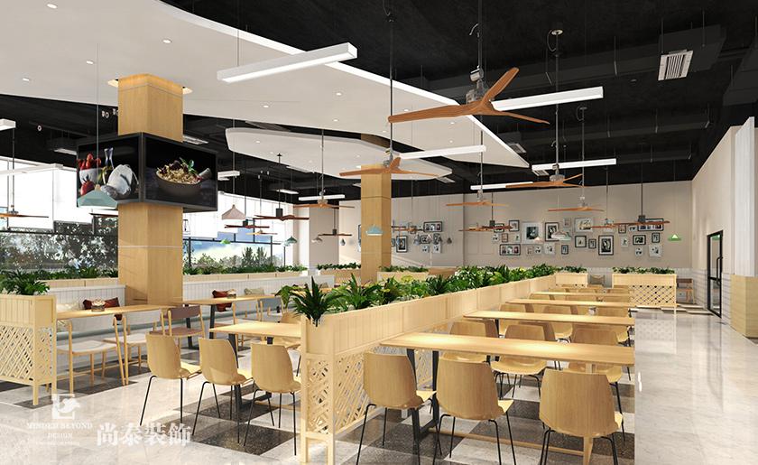 1300平米公司食堂裝修設計 | 捷佳偉創