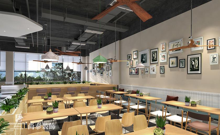 1300平米公司食堂裝修設計 | 捷佳偉創