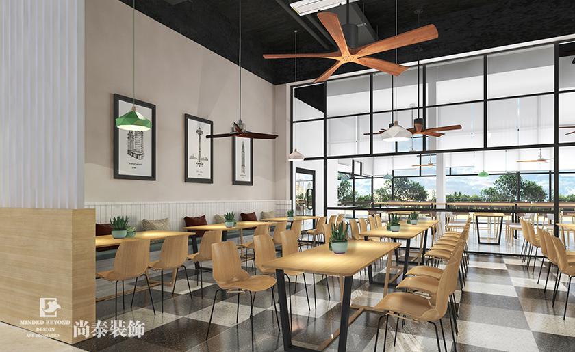 1300平米公司食堂裝修設計 | 捷佳偉創