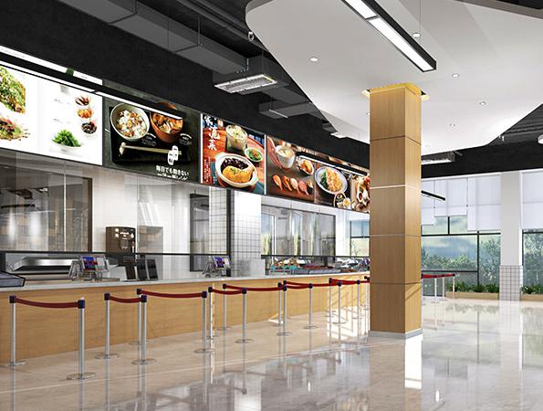 1300平米公司食堂裝修設(shè)計(jì) | 捷佳偉創(chuàng)