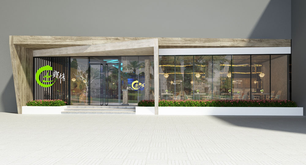 工業風餐廳裝修效果圖,簡約直接原汁原味