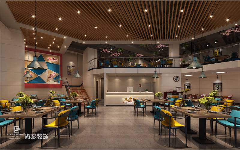 400㎡火鍋店裝修設計欣賞