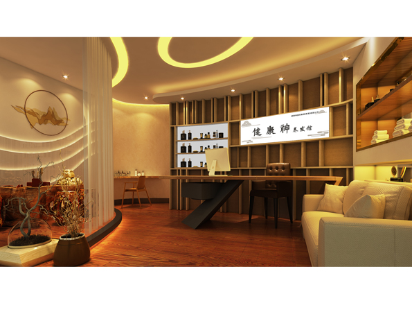 60㎡現代風格美容館裝修設計 | 健康神養發館